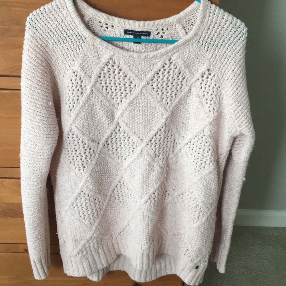American Eagle Light Pink Sweater
